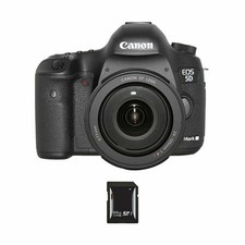Canon EOS 5D Mark III DSLR Camera w/24-105mm Lens  64GB SDXC Card