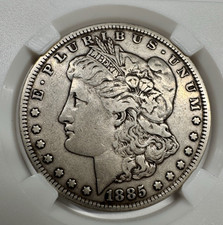 1885‑P Morgan Dollar • AU Details • Light Wear & Partial Luster