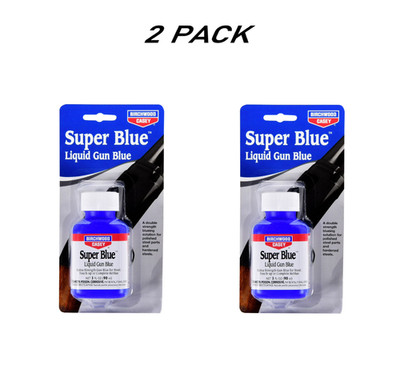 (2 PACK) Birchwood Casey Super Blue Liquid Gun Blue.