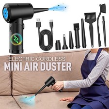 55000RPM Electric-Cordless Mini Air Duster Blower for Computer Car Cleaning New