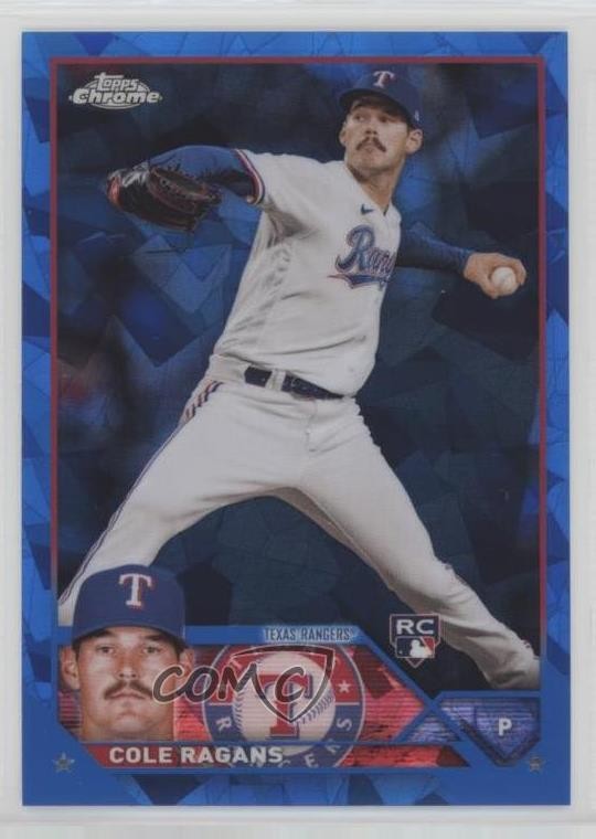 2023 Topps Chrome Update Sapphire Edition Cole Ragans #USCS156 b6y