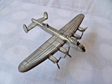 Royal Hampshire Pewter Lancaster Bomber 13.5cm wing span propellers need attenti