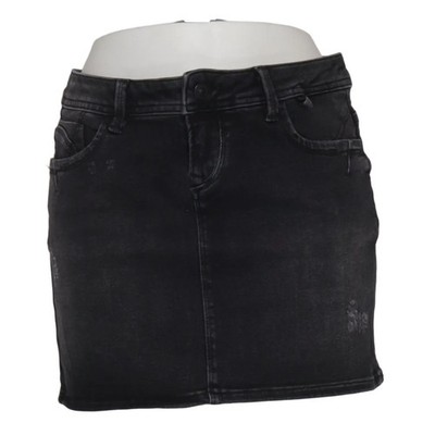 Ltb Blue Addicted, Jeansrock, Größe: 40, Schwarz, Einfarbig, Denim, Damen #ocd
