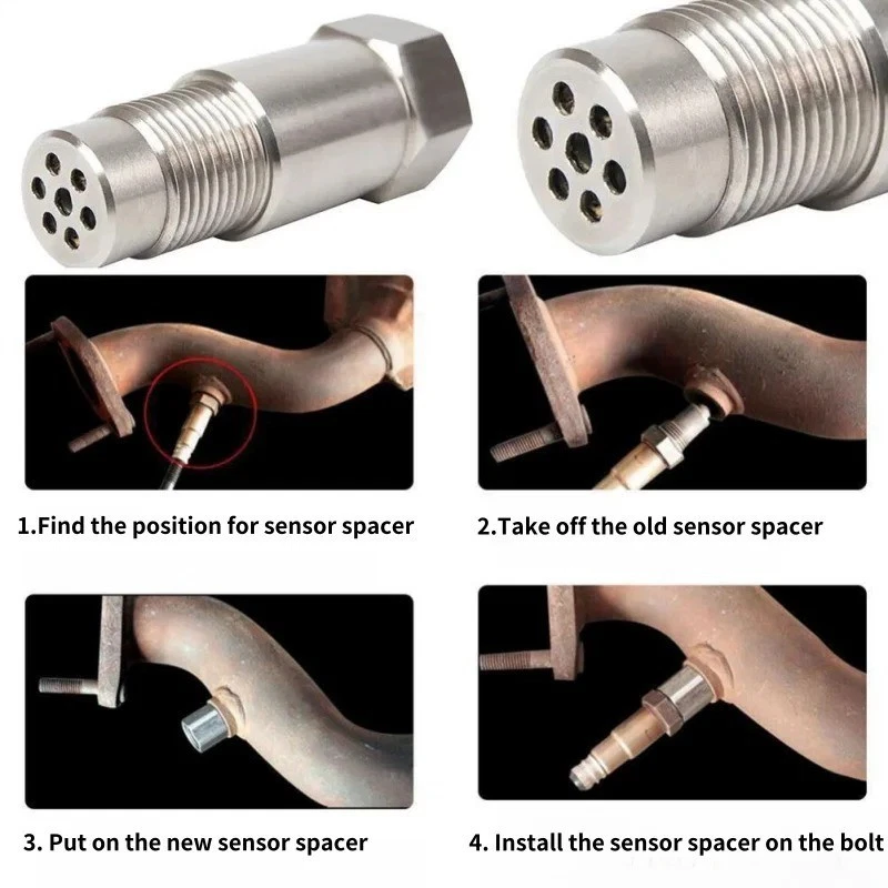 Emulatore Sonda Lambda Mini Catalizzatore Elimina Spia Motore uso Racing - Immagine 4 di 4