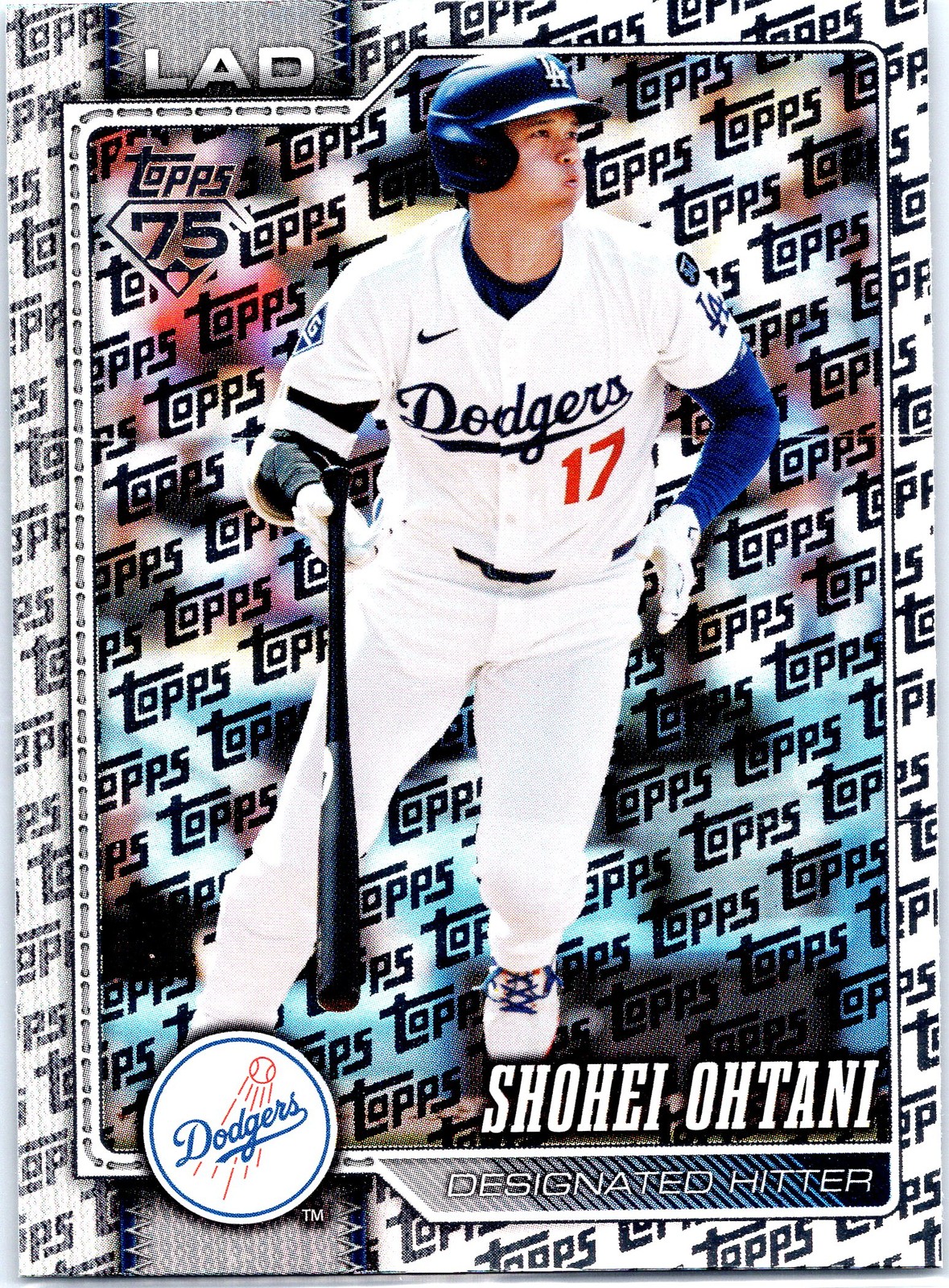 2026 Topps #200 Shohei Ohtani Topps Foil Pattern