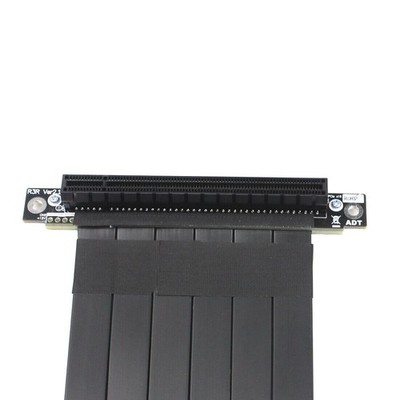 ADT-Link PCI-E X16 to 16X 3.0 Male to Female Riser Extension Cable Ribbon Cable