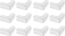 Table Corner Protectors for Furniture - Silicone Corner Guards Self-Adhesive, 12