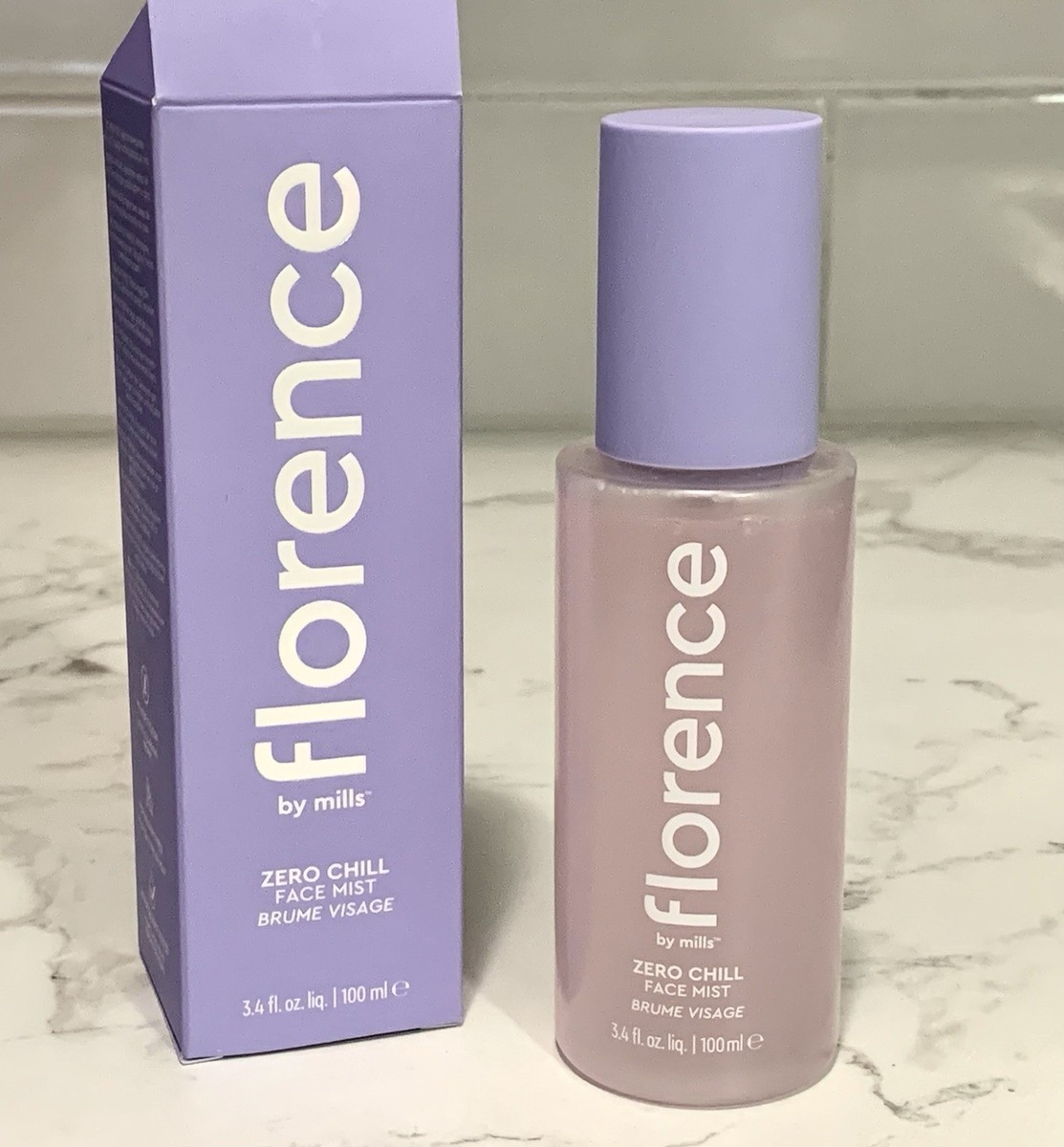 FLORENCE BY MILLS Zero Chill Rose Face Mist - 3.4 oz, 100 ml NIB