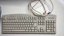 Vintage Packard Bell FDA-116C Keyboard. Teste...