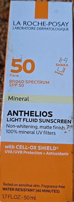La Roche-Posay Anthelios Mineral Light Sunscreen Fluid - SPF 50