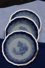 Porzellan Rosenthal Chippendale 1952 Cobalt blue Silberauflage Landscape