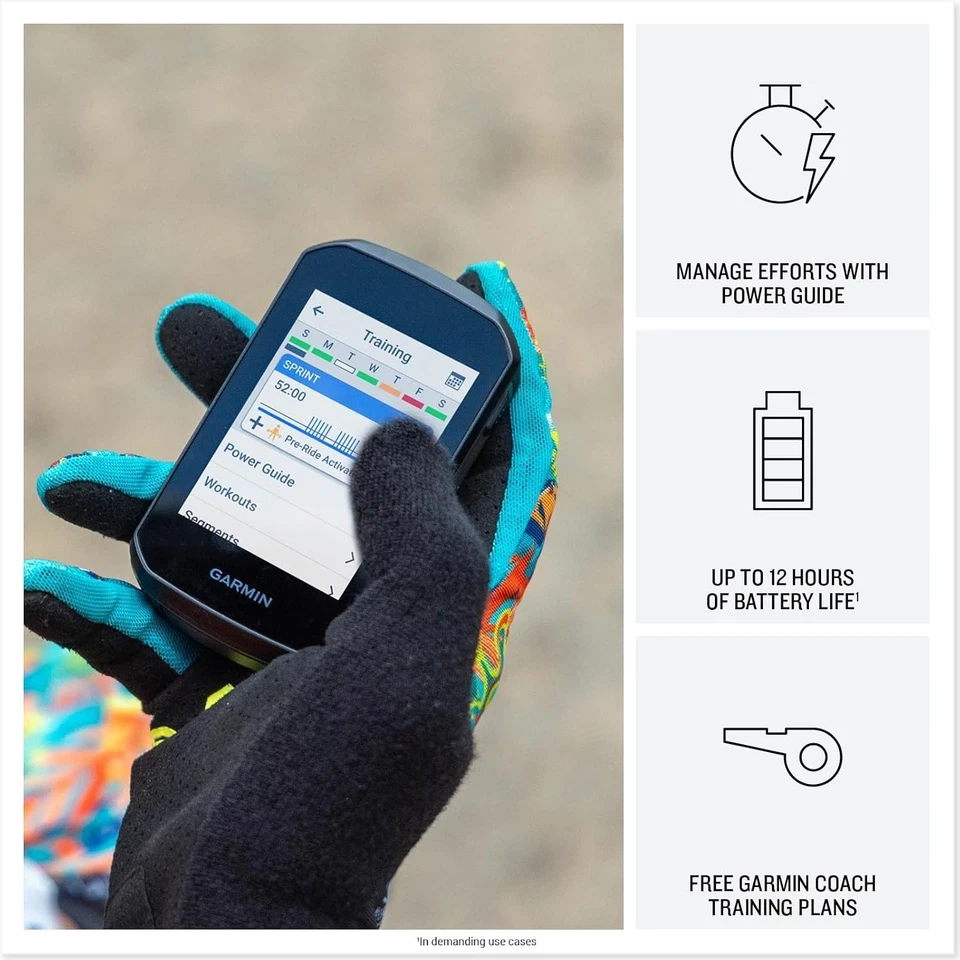 Garmin Edge 550 GPS Cycling Computer, Vivid Color Display, 12Hr Battery - Image 4 of 4