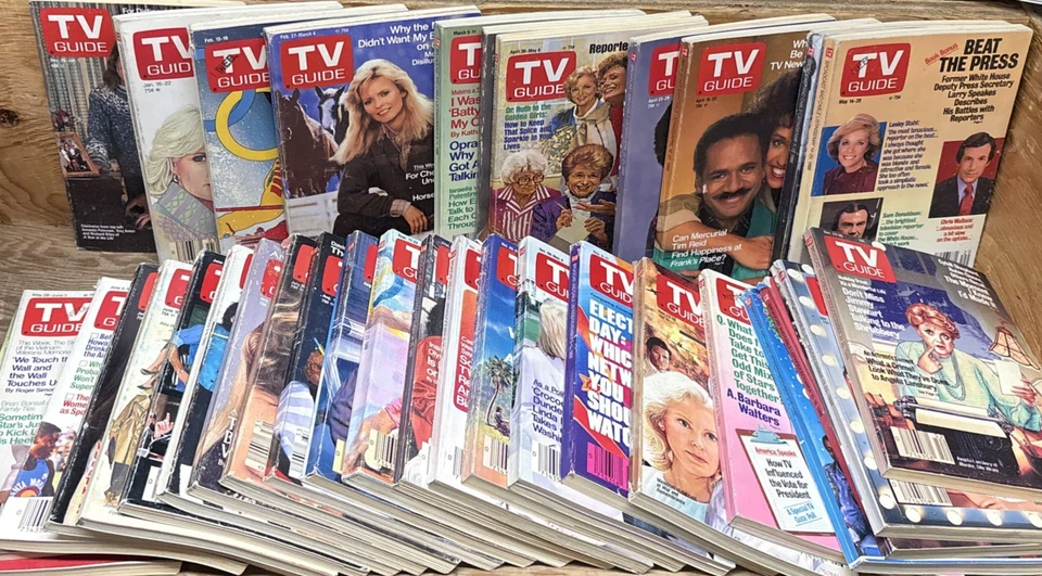 TV Guide Magazine Lot of 55 Issues From 1987-1988 Classic Television Collectible - Image 3 of 4