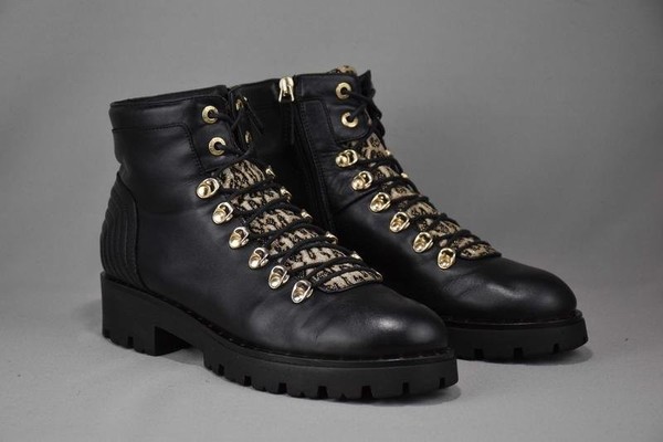 Women Marc Cain Boots Black Leather 41