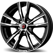 Jante alu MOMO WHEELS REDS K2 16" 6.5J 5x114.3 ET 40 72.3 MATT BLACK MIRROR