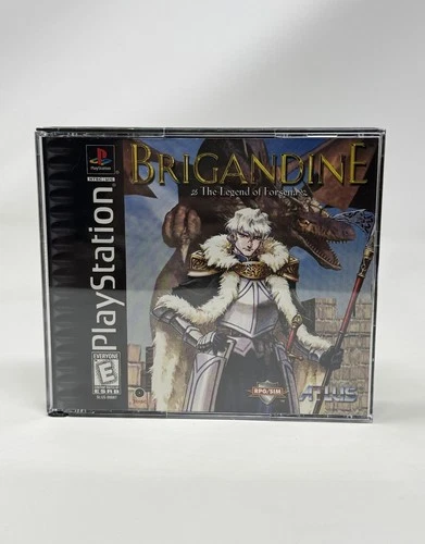 Brigandine The Legend of Forsena PS1 PlayStation 1 Game and Case Pristine Disc