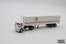 Herpa White Road Commander Box Semi-Trailer Truck “U.S. Mail” 1:87 /H22609