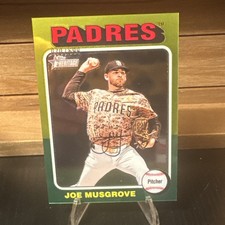 Joe Musgrove 2024 Topps Heritage High Number #502 Chrome /699 Padres