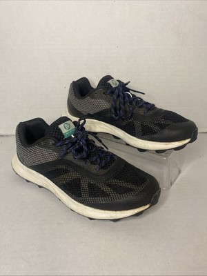 Merrell MTL Skyfire Shoes Womens SZ 7 Black Gray Blue Hiking Trail Running