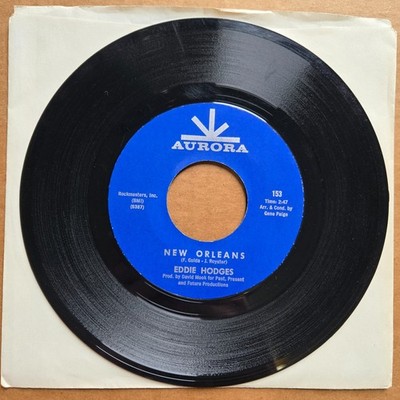 EDDIE HODGES New Orleans/Hard Times For Young Lovers 45 7'' Record Vinyl Records