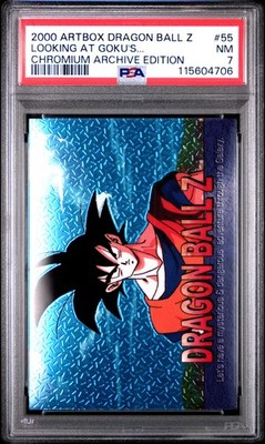 2000 ARTBOX DRAGON BALL Z: CHROMIUM ARCHIVE ED LOOKING AT GOKU'S