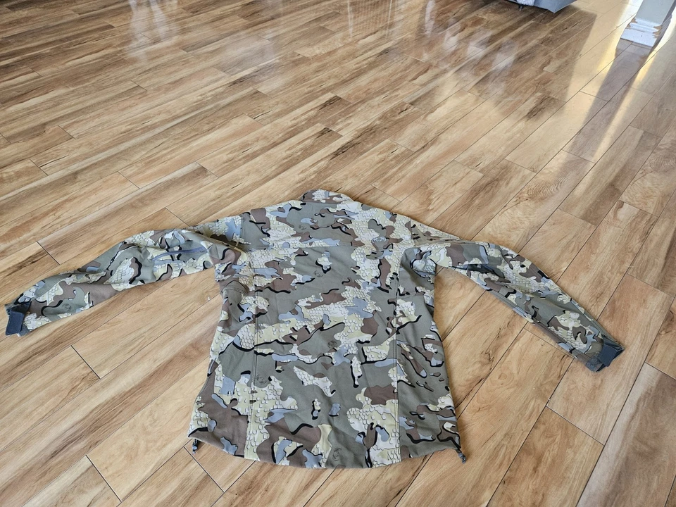 Kuiu Guide Camo Jacket Men L Full Zip Softshell Light Fleece Lined - Image 2 of 4