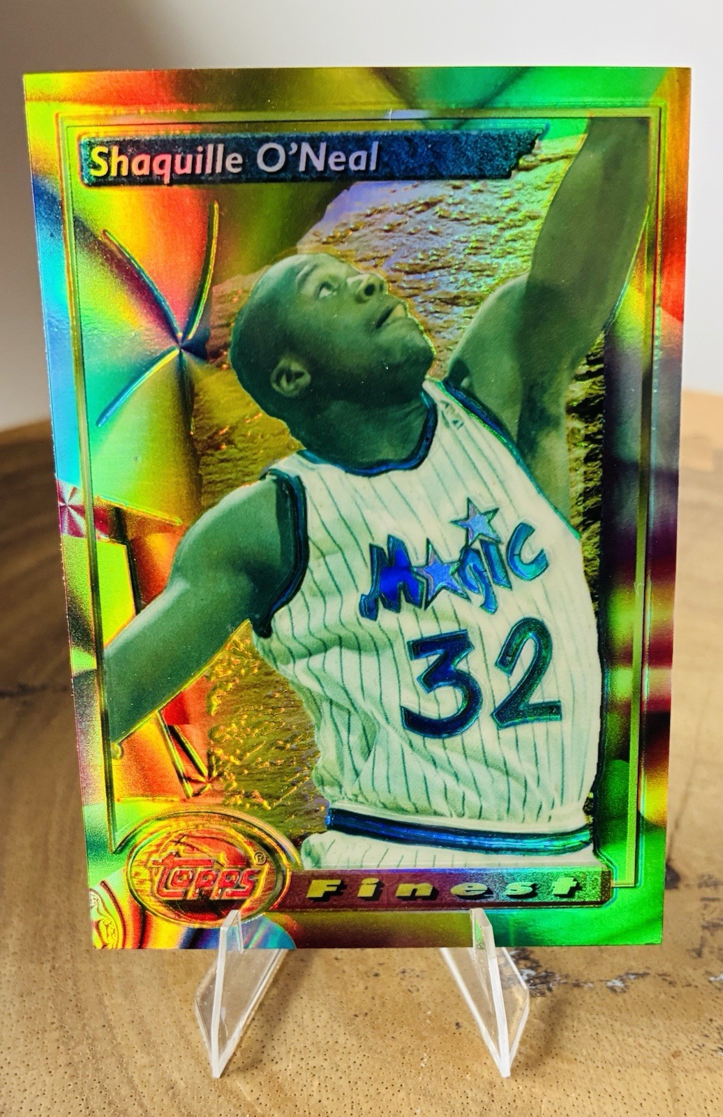 1993-94 Finest Shaquille O'Neal Refractor #3 Magic