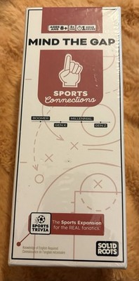 Brand New Solid Roots Mind The Gap Sports Connections Trivia Game Expansion Pack