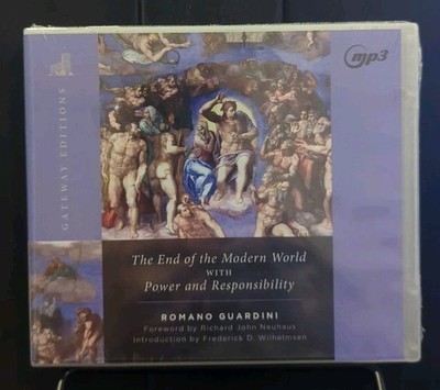 End of Modern World with Power & Responsibility by Romano Guardini (MP3 CD) NEW!