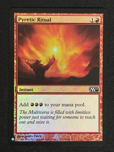 1x MTG Pyretic Ritual (Foil) - The List Reprints (LIST) (M11) #153 ...