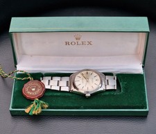 Gents Rolex Oyster Perpetual Ref 1002 Cal.1570 Stainless Steel 1970, 34mm boxed.