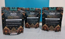 3 x MAIA High-Flavanol Super Cacao Cardiovascular Superfood 4oz. 30 Servings-New
