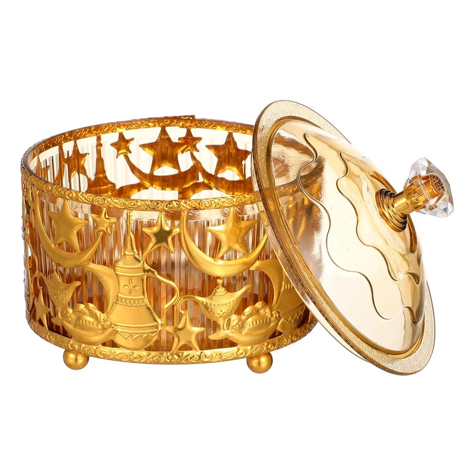 Eid Decorations for Table Candy Box Dessert Serving Container Celebration Tray