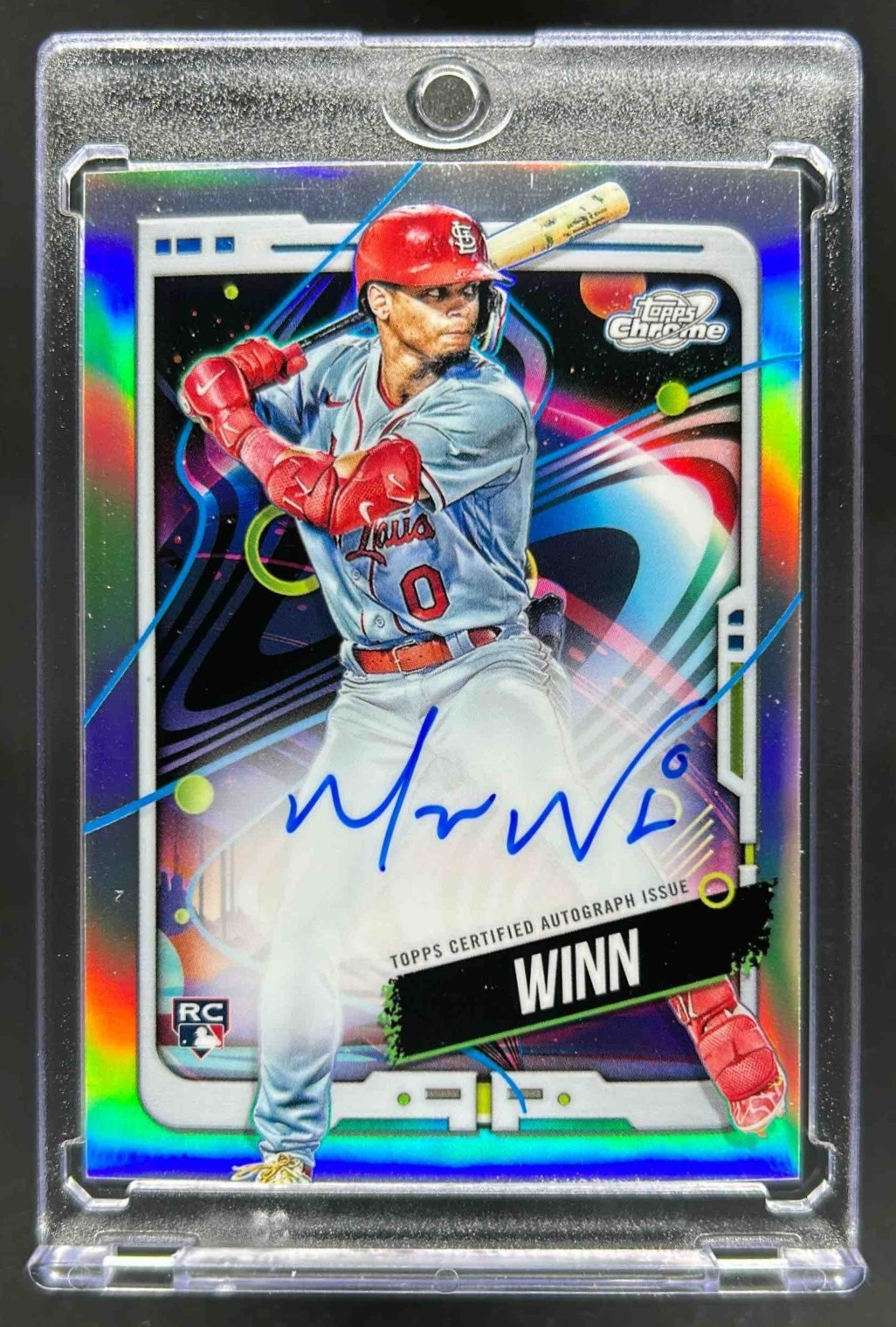 2024 Topps Cosmic Chrome Masyn Winn Auto RC Rookie #CCA-MW Cardinals