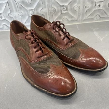 VTG 1940s-1950s Florsheim Wingtip Ventilated Shoe Men’s 11 C