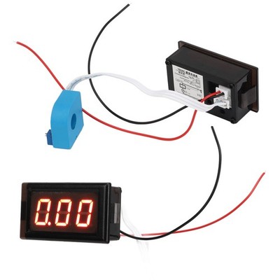 DC Ammeter With Hall Sensor LED Digital Display 50A High Accuracy Current Ga SET