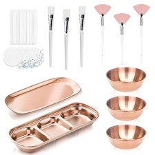 Stainless Brushes Facial Bowl Set Toner Lotion Organizer Stainless Steel Bowls