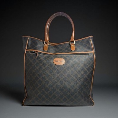 Scarcity Bally Business Bag PVC Leather 24a