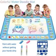 15.76"×12.6"Colorful Water Doodle Mat for Kids - Montessori Educational Toy Draw
