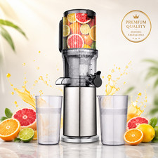 5.0" Large Feed Chute Slow Masticating Compact Cold Press Juicer