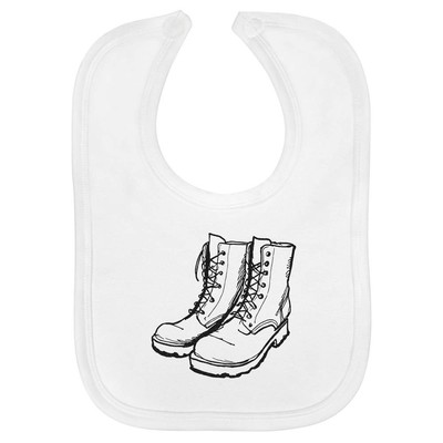 Baby-Lätzchen ''Stabile Stiefel'' aus weicher Baumwolle (BI00059365)