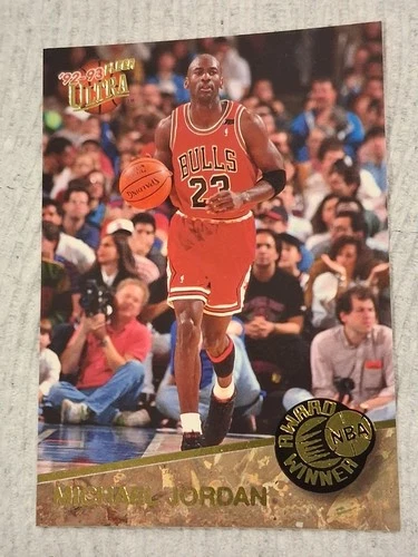 1992-93 Fleer Ultra Award Winner Michael Jordan #1 - Excellent to NM Condition