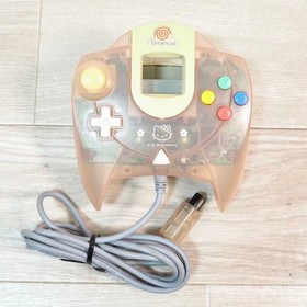 Dreamcast HELLO KITTY PINK HKT-3000 Console set SEGA Retro Game from japan USED