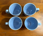 SET OF 4  CORELLE PERIWINKLE LIGHT BLUE 12 OZ STONEWARE COFFEE MUGS — photo 3