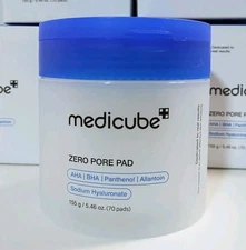 Medicube Zero Pore Pads 2.0, Dual-Textured Facial Toner Korean Skin Care 70 Pads