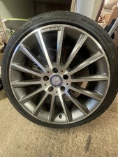 Mercedes C class AMG Turbine 19 Inch 8.5J Rear Alloy Wheel A2054011300 Genuine