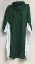 FILA Core Polo Tennis Shirt, Green / White, Large