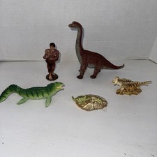 Carnegie Safari Ltd Prehistoric Figures Lot 5pc RETIRED VTG
