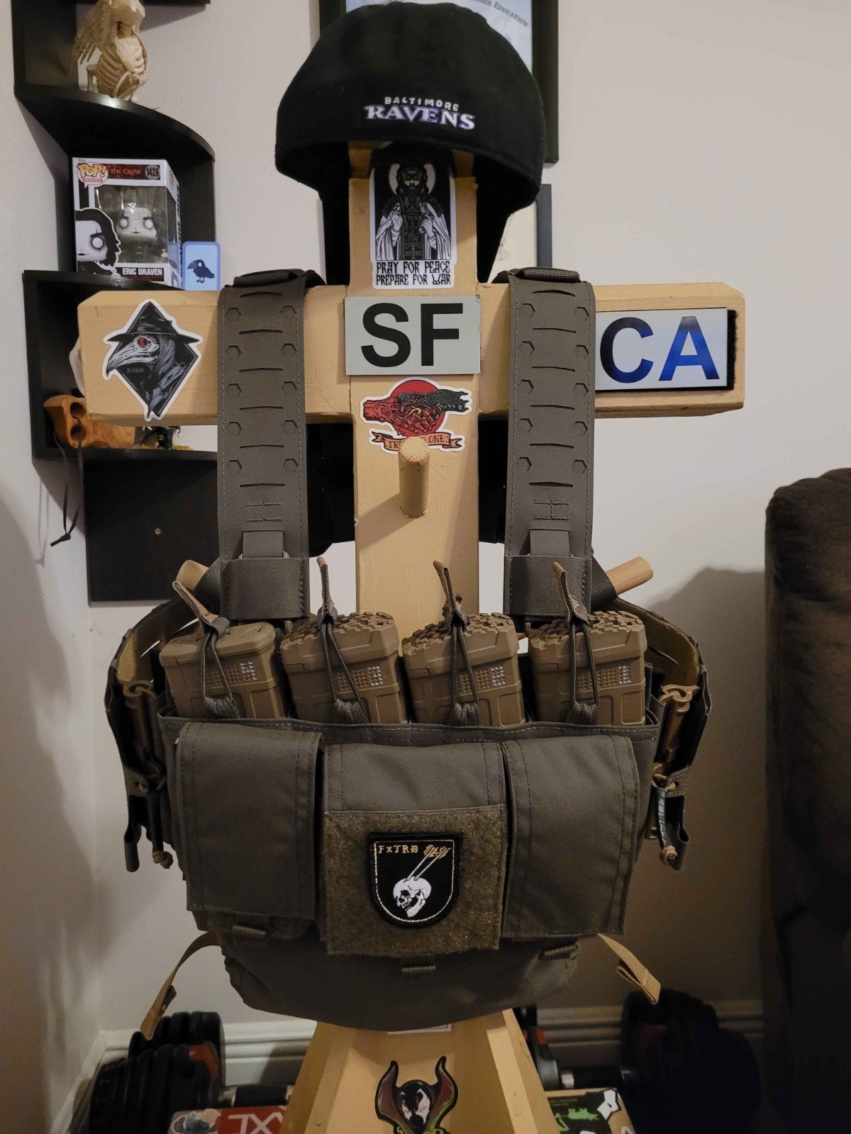 Velocity Systems & Shaw Concepts/Lunar Concepts Tubes Chest Rig - Ranger Green