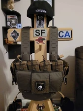 Velocity Systems & Shaw Concepts/Lunar Concepts Tubes Chest Rig - Ranger Green